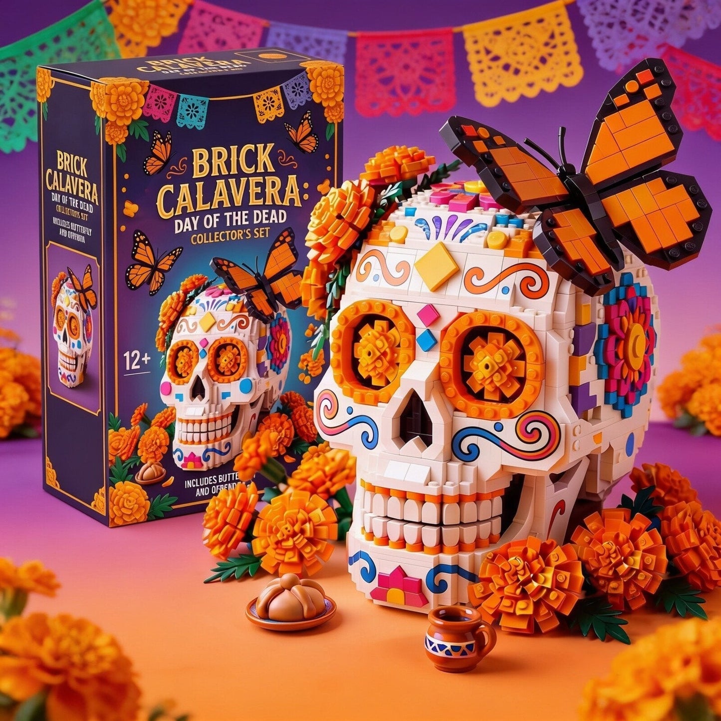 Dia de los Muertos Calavera Building Set