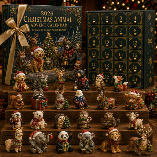 Collectible Christmas Animal Advent Calendar-24 Days · 24 Holiday Animal Friends · 24 Little Christmas Memories