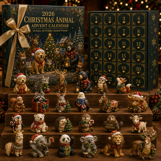 Collectible Christmas Animal Advent Calendar-24 Days · 24 Holiday Animal Friends · 24 Little Christmas Memories