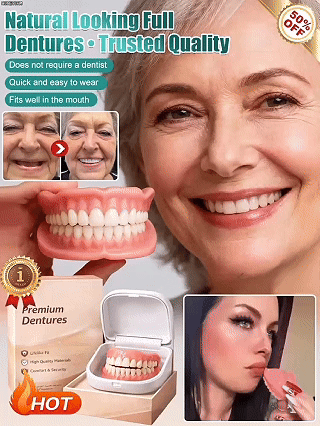 Custom-Fit Instant Smile Dentures – Natural Looking Comfort Fit