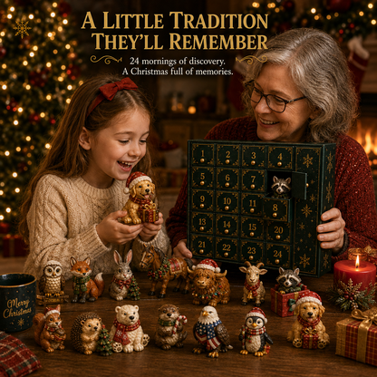 Collectible Christmas Animal Advent Calendar-24 Days · 24 Holiday Animal Friends · 24 Little Christmas Memories