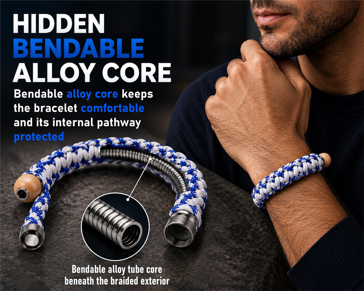 NEYEROSM™ WristCore Stealth Alloy Bracelet Tool